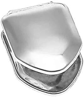 Solid 925 Sterling Silver Real Single Tooth Grillz - Grills Cap For Teeth - Real Solid Silver NOT Plated