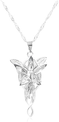 SONGCHANGJEWELRY Narsil Broken Sword Necklace - LOTR Lord Power Pendant - Gothic Cosplay Jewelry Accessories Gift for Man Woman Fans