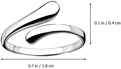 Sterling Silver Finger Open Ring: Adjustable Ring Vintage Toe Ring Statement Knuckle Finger Pinky Thumb Ring For Women Men