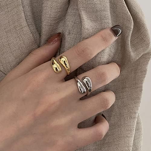 Sterling Silver Finger Open Ring: Adjustable Ring Vintage Toe Ring Statement Knuckle Finger Pinky Thumb Ring For Women Men