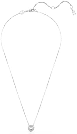 Swarovski Ariana Grande Collection Clear Crystal & Pearls Rhodium Finish Necklaces Earrings And Bracelets