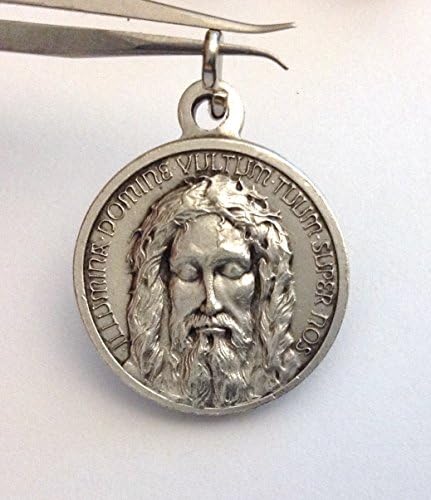 THE HOLY FACE SHROUD OF CHRIST MEDAL - REAL ITALIAN MASTERPIECE - " THE ORIGINAL ONE " - 100% MADE IN ITALY