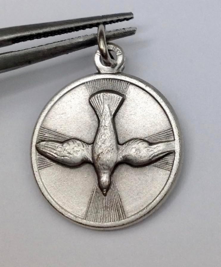 THE HOLY SPIRIT MEDAL (THE DOVE OF THE HOLY SPIRIT) - THE PATRON SAINTS MEDALS - 100% MADE IN ITALY