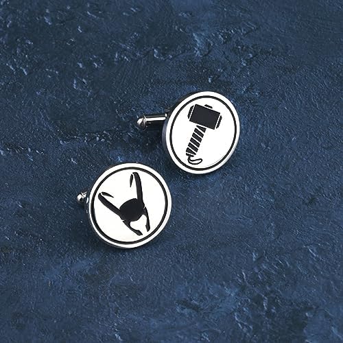 Thor Loki Friendship Jewelry Loki Fans Cuff Link Marvel Gifts Halloween Cosplay Jewelry Gifts Loki Loves Gifts