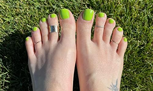 TOE RINGS & THINGS Super Wide C-Gar Band Toe Ring Sterling Or Gold Fill Adjustable 10mm Wide Unisex