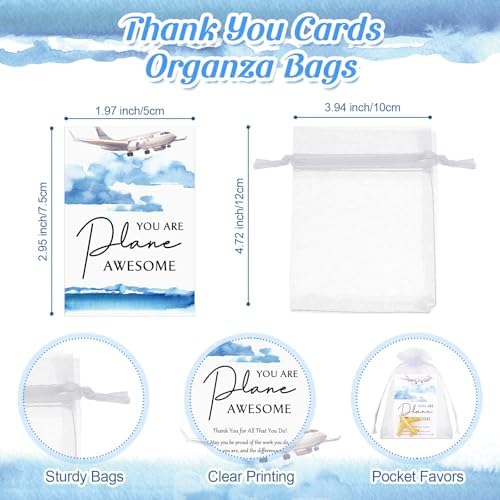 Tondiamo Flight Attendant Gifts Bulk Travel Party Favors Airplane Pins Cards Flight Attendant Accessories Travel Decorations