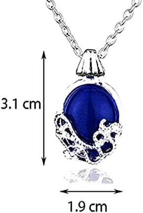 UoYu The Vampire Jewelry Daywalking Katherine Sapphire Crystal Necklaces Elena Gilbert Pendant For Fans Cosplay Costume Accessory With Stickers 21 Pcs