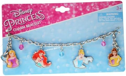 UPD Girls Princess Beaded Charm Bracelet