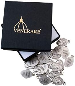 Venerare Bulk Medal Lot Of 20 Metal Saint Pendant (St. Monica)