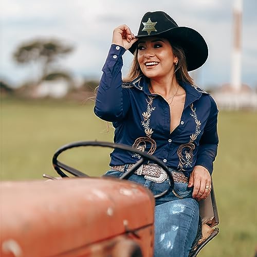 Vintage Large Sheriff Deputy Badge Brooch - Western Toy Sheriff Badge Brooch For Boys & Girls Party Costumes - Decorative Props In Bulk