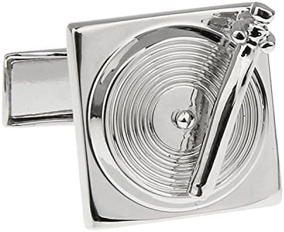 Vinyl Record Player Cufflinks Cuff Links