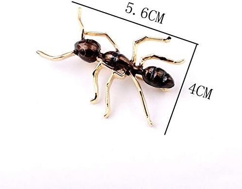 Vivid Ant Brooch Enamel Cute Insect Animal Brooch Pins Clothes Bag Accessories Jewelry