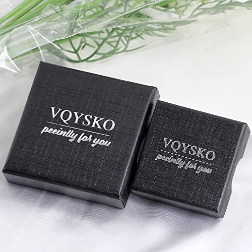 VQYSKO Triple Interlocked Rolling Ring For Women-Stainless Steel Stacking Rose Gold Minimalist Promise Ring For Love/Engagement/Wedding Size 4-12