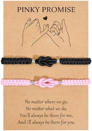 VU100 Matching Bracelets for Couples Bracelets Gifts for Girlfriend Boyfriend Long Distance Relationship Gifts Matching Bracelets Present for Birthday Christmas Anniversary