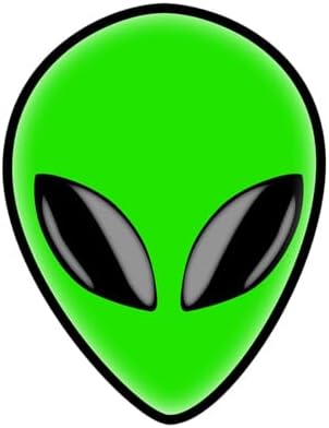 WCRAZYE Green Alien Brooch Pin for Women Girls Cute Funny Enamel Cartoon Universe Spaceship Alien Head Brooches UFO Alloy Pins Badge for Backpacks Planet Pins for Jackets