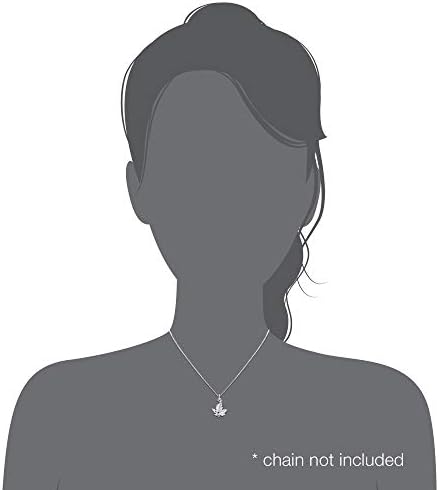 WithLoveSilver 925 Sterling Silver Tiny Diamond Cut Maple Leaf Canada Pendant