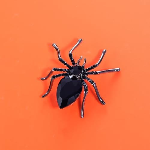 YOQUCOL Halloween Spider Shape Brooch Pins For Women Girls Gift