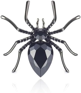 YOQUCOL Halloween Spider Shape Brooch Pins for Women Girls Gift