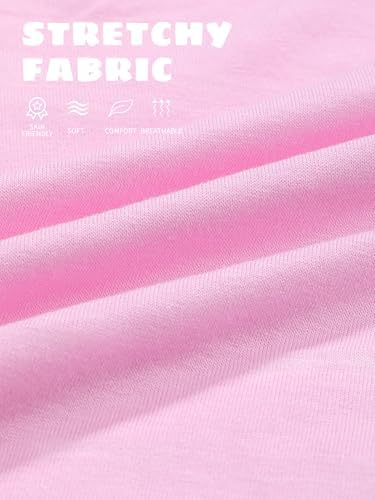 6 Pack Girls Bike Shorts Cartwheel Toddler Biker Under Dress Dance Multi-Color Kids Shorts Girls Clothes