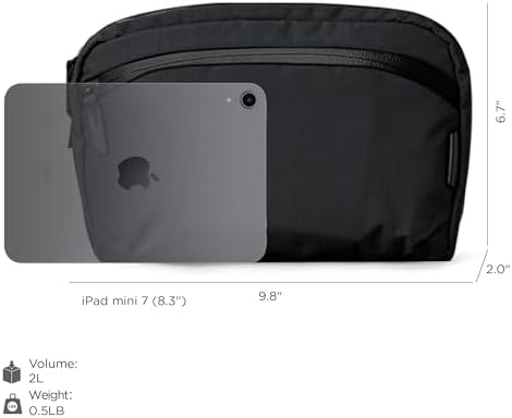 ALPAKA Flight Sling 2L- Crossbody Sling Bag For Men Travel Lightweight Portable Packable With Quick Release Shoulder Strap