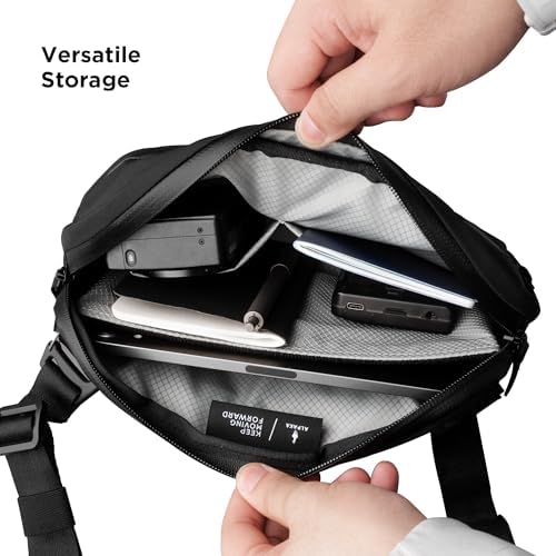 ALPAKA Flight Sling 2L- Crossbody Sling Bag For Men Travel Lightweight Portable Packable With Quick Release Shoulder Strap