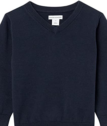 Amazon Essentials Unisex Kids And Toddlers' Uniform Cotton V-Neck Sweater