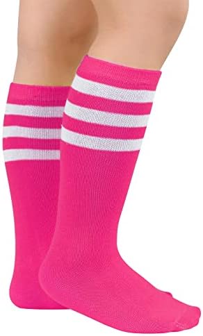 American Trends Toddler Kids Youth Soccer Socks-Long Knee High Socks For Boys Girls Baseball Softball Football 1-12 Years