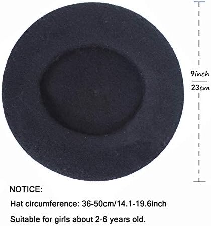 AWAYTR Kids Beret Hats For Girls - Artist French Beret For Toddler Little Girl