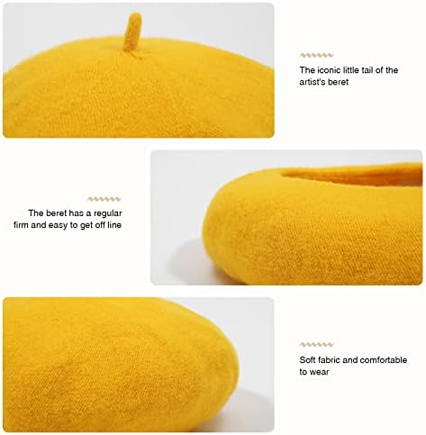 AWAYTR Kids Beret Hats For Girls - Artist French Beret For Toddler Little Girl