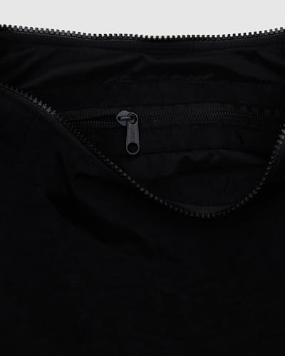 BAGGU Medium Nylon Crescent Bag - Black
