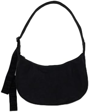 BAGGU Medium Nylon Crescent Bag - Black 47''