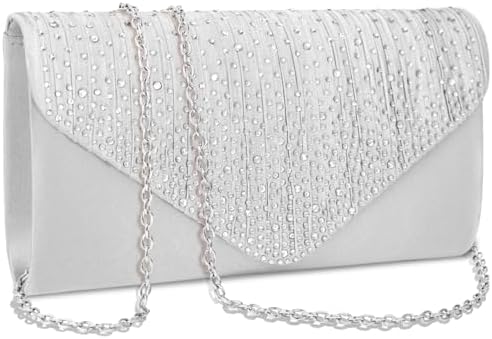 BBjinronjy Clutch Purses for Women Evening Bag Formal Rhinestone Handbags for Wedding Party Cocktail Prom Dinner
