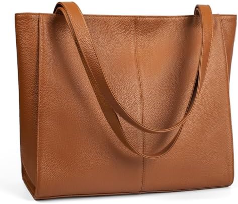 befen Genuine Leather Tote Bag for Women Work Women's Leather Shoulder Bags Purses Satchel Handbags with Laptop Compartment