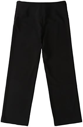 Bienzoe Girls School Uniform Pant: Kids Adjustable Waist Durable Straight Leg Dress Trouser