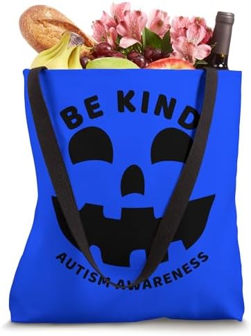 Blue Bucket Halloween Autism Awareness Tote Bag