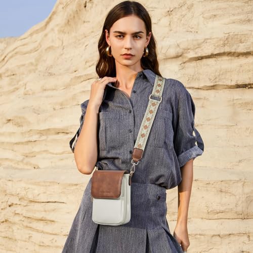 BOSTANTEN 女式小号斜挎包手机钱包皮革钱包手提包带卡槽