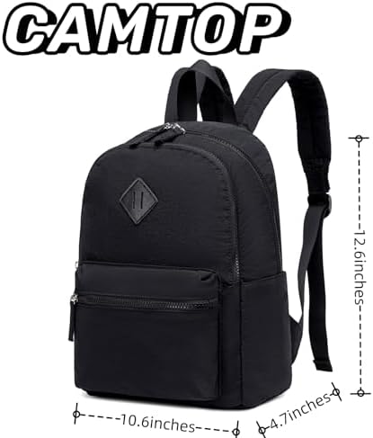 CAMTOP Mini Backpack Small Backpack Purse For Women Girls Lightweight Cute Fashion Backpack Bookbag Daypack For Travel Shopping Them Park