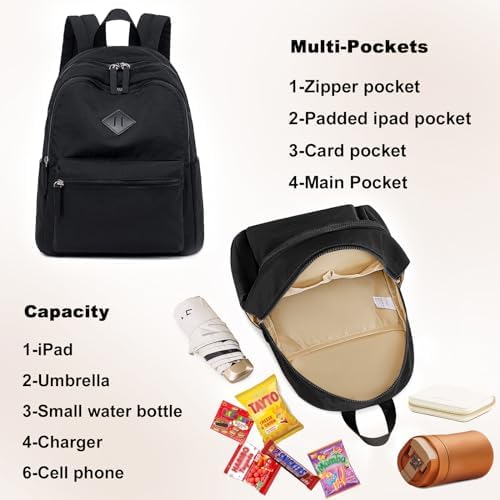 CAMTOP Mini Backpack Small Backpack Purse For Women Girls Lightweight Cute Fashion Backpack Bookbag Daypack For Travel Shopping Them Park