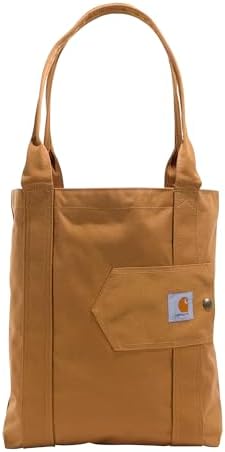Carhartt Unisex Vertical Open Tote Durable Water-Resistant Tote Bag