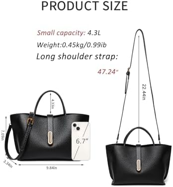 Chic PU Crossbody Tote Bags For Women - Lock Clasp Shoulder Handbag For Work And Daily Use Versatile Handbags For Women