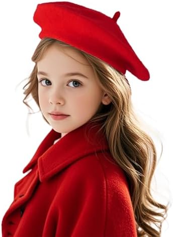 choyaxo French Beret Hats Solid Classic Beret Hats for Girls