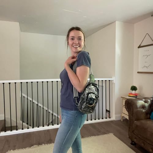 Clear Bag For Stadium Events Clear Purse For Women Stadium Crossbody Bag Transparent Bag For Concerts Sports