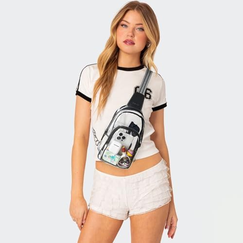 Clear Bag For Stadium Events Clear Purse For Women Stadium Crossbody Bag Transparent Bag For Concerts Sports