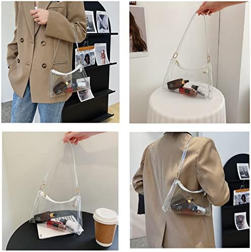 Clear Bag For Stadium Events Women's Purse Handbags Small Purse Shoulder Bag Crossbody Bag
