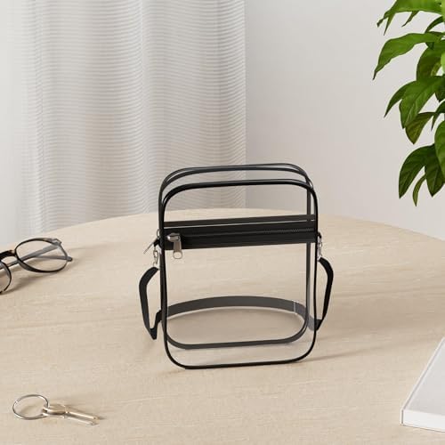 Clear Bag Stadium Approved Clear Crossbody Purse Bag With Front Pocket For Concerts Sports Events Festivals