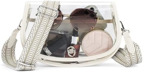 Clear Crossbody Bag Stadium Approved for Women clear Bags for Stadium Events clear Purse for Concerts