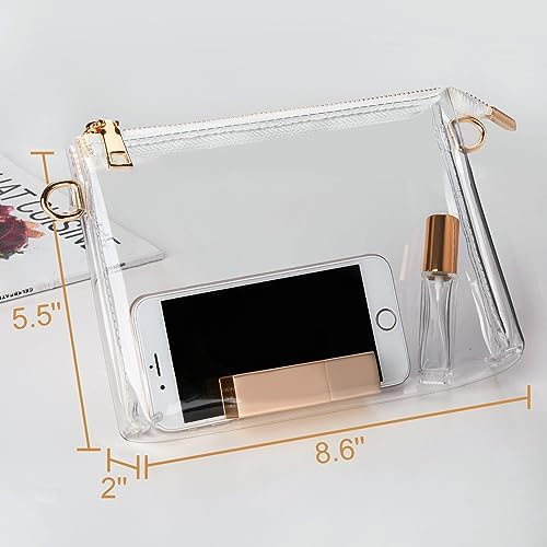 Clear Purse For Women - Stadium Approved Crossbody Bag Small Stadium Bag For Concerts & Sports Events
