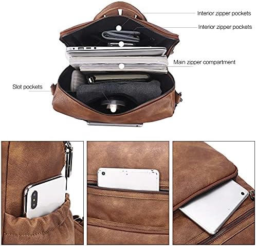 CLUCI Backpack Purse For Women Travel Backpack Leather Large Women Backpack Fashion Designer Lady Shoulder Bags With Tassel Two-toned Brown