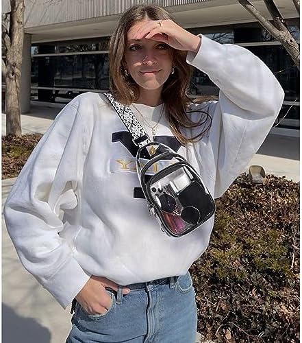 CLUCI Clear Bag For Stadium Events Clear Crossbody Bag Small Transparent Purses