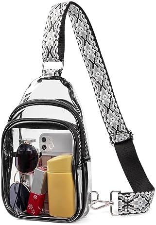 CLUCI Clear Bag for Stadium Events Clear Crossbody Bag Small Transparent Purses